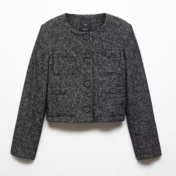 POCKET TWEED JACKET - Picture 1 of 4